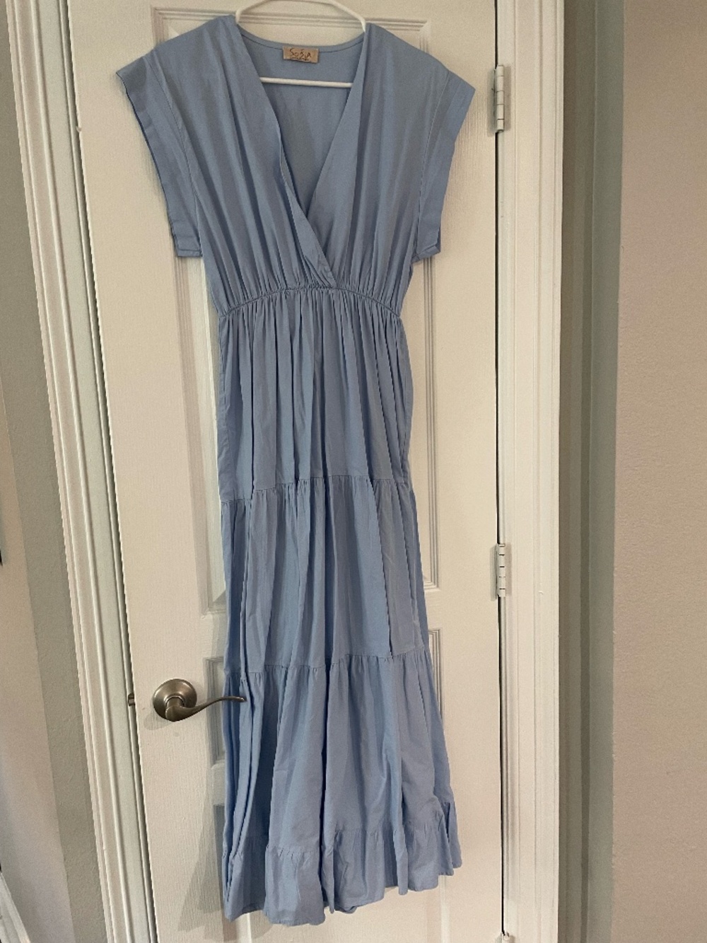 Sofia Women's Blue Tahoe Dress Size M
